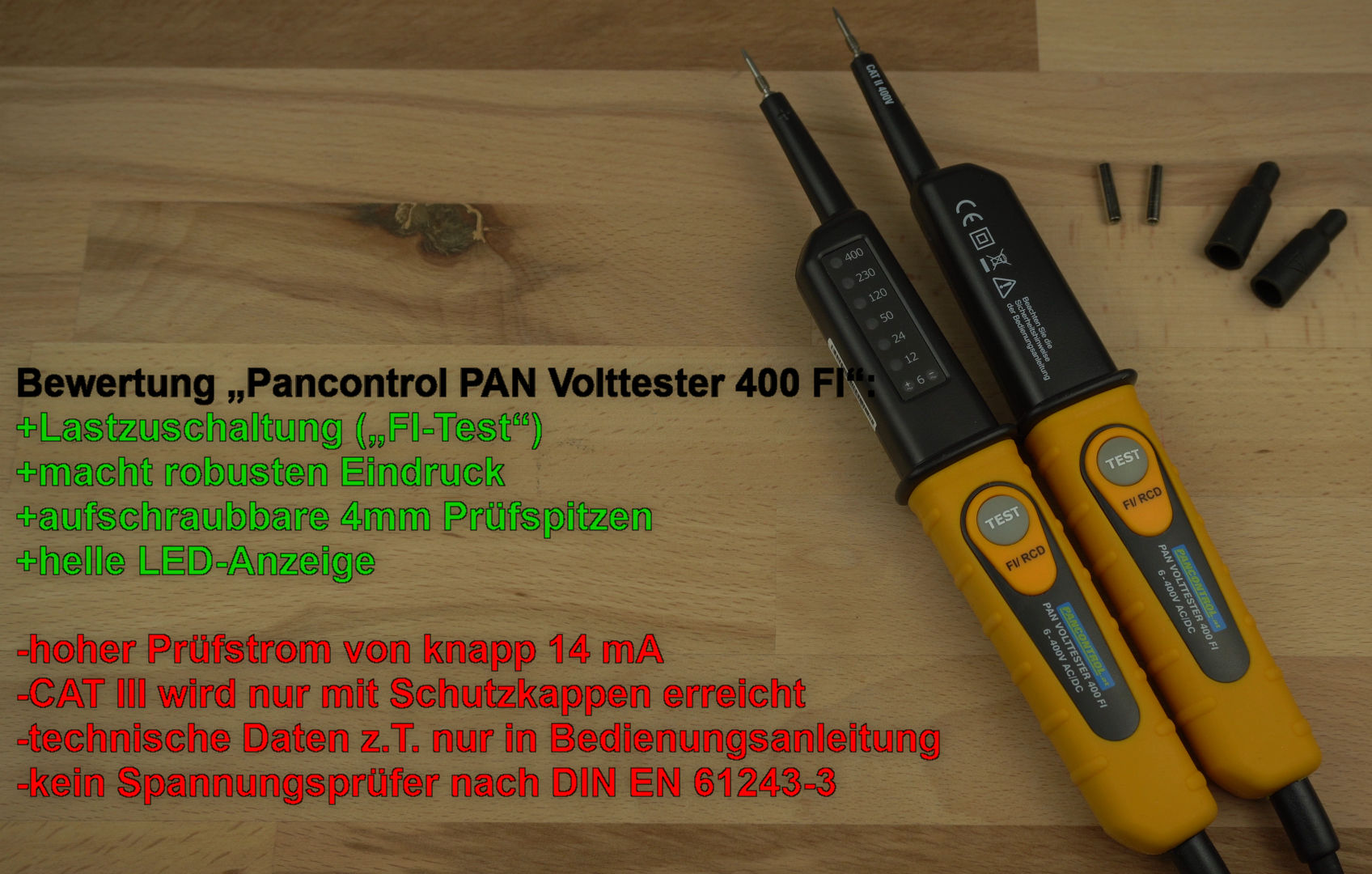 Pancontrol Pan Volttester 400 FI