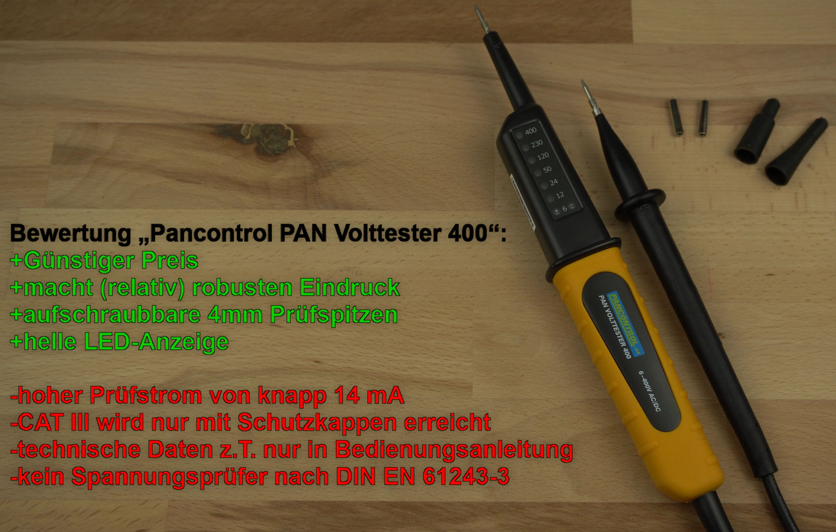 Pancontrol Pan Volttester 400